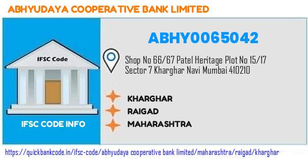 Abhyudaya Cooperative Bank Kharghar ABHY0065042 IFSC Code