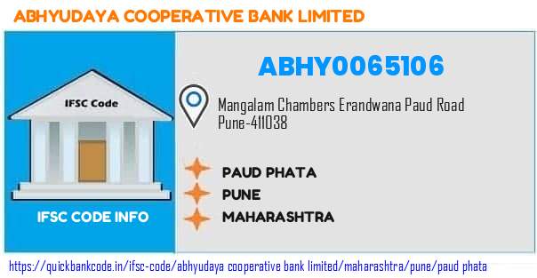 Abhyudaya Cooperative Bank Paud Phata ABHY0065106 IFSC Code