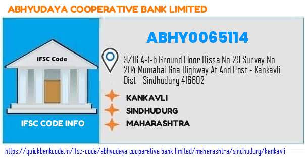 Abhyudaya Cooperative Bank Kankavli ABHY0065114 IFSC Code