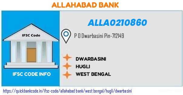 Allahabad Bank Dwarbasini ALLA0210860 IFSC Code