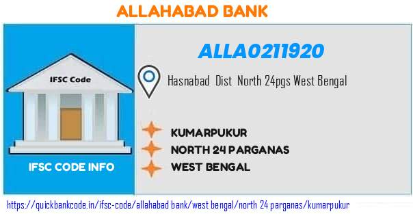 Allahabad Bank Kumarpukur ALLA0211920 IFSC Code