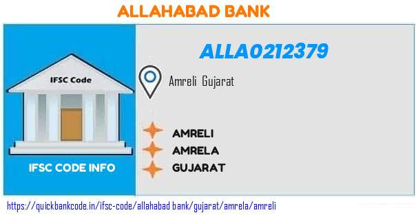 Allahabad Bank Amreli ALLA0212379 IFSC Code
