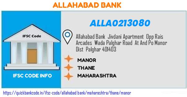 Allahabad Bank Manor ALLA0213080 IFSC Code