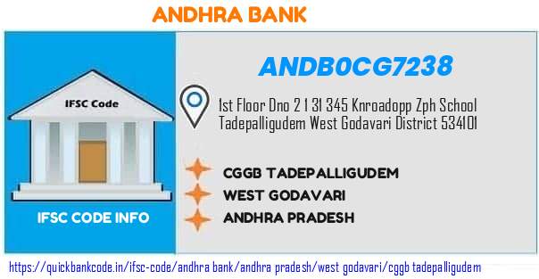 Andhra Bank Cggb Tadepalligudem ANDB0CG7238 IFSC Code