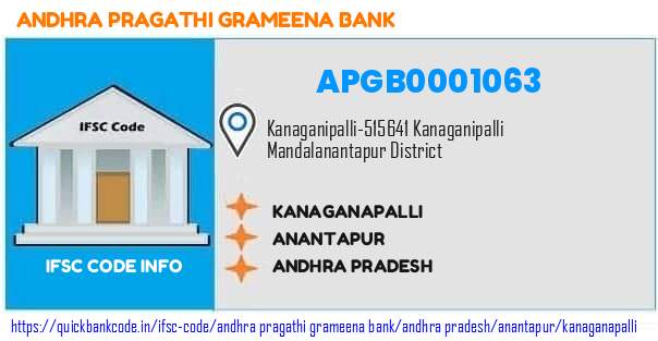 Andhra Pragathi Grameena Bank Kanaganapalli APGB0001063 IFSC Code