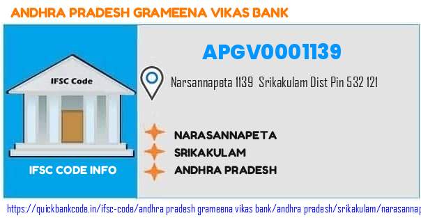Andhra Pradesh Grameena Vikas Bank Narasannapeta APGV0001139 IFSC Code