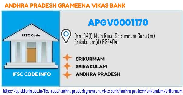 Andhra Pradesh Grameena Vikas Bank Srikurmam APGV0001170 IFSC Code