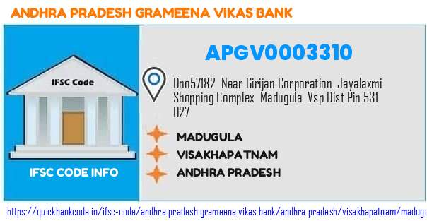 Andhra Pradesh Grameena Vikas Bank Madugula APGV0003310 IFSC Code