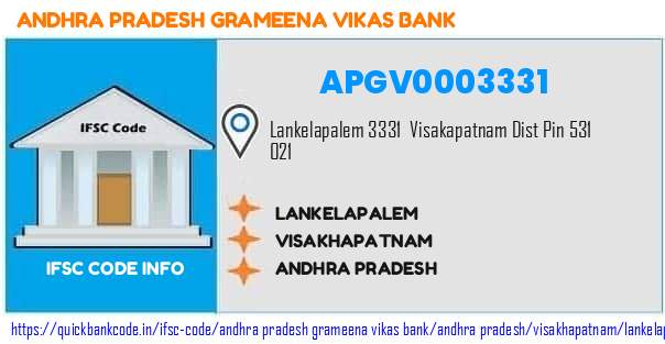 Andhra Pradesh Grameena Vikas Bank Lankelapalem APGV0003331 IFSC Code