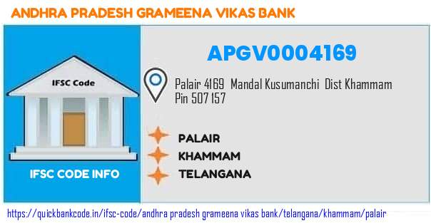 Andhra Pradesh Grameena Vikas Bank Palair APGV0004169 IFSC Code