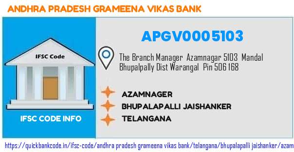 Andhra Pradesh Grameena Vikas Bank Azamnager APGV0005103 IFSC Code