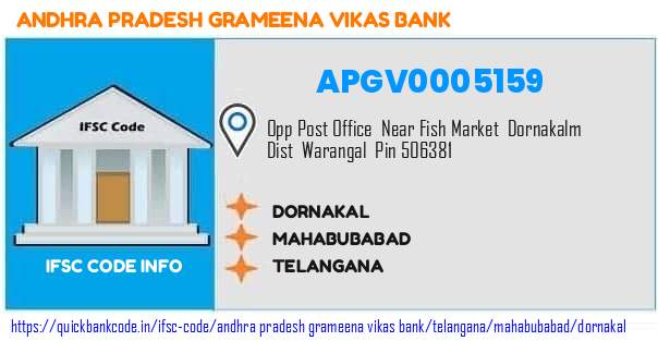 Andhra Pradesh Grameena Vikas Bank Dornakal APGV0005159 IFSC Code