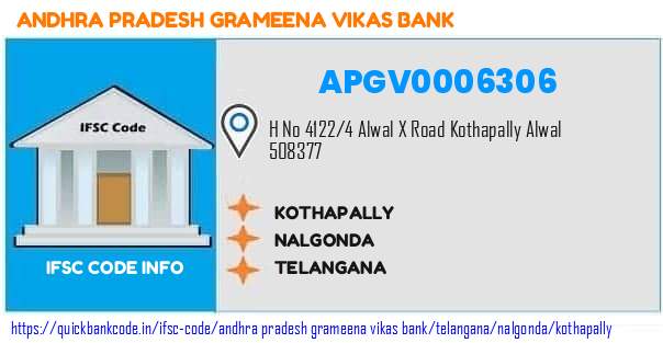 Andhra Pradesh Grameena Vikas Bank Kothapally APGV0006306 IFSC Code
