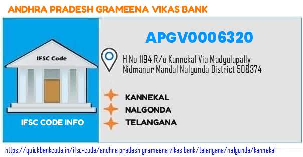 Andhra Pradesh Grameena Vikas Bank Kannekal APGV0006320 IFSC Code