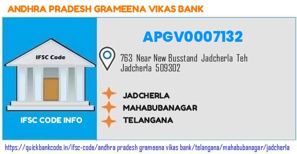Andhra Pradesh Grameena Vikas Bank Jadcherla APGV0007132 IFSC Code