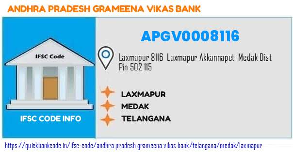 APGV0008116 Andhra Pradesh Grameena Vikas Bank. LAXMAPUR