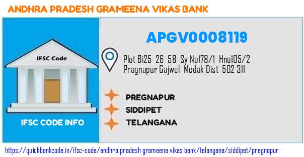 Andhra Pradesh Grameena Vikas Bank Pregnapur APGV0008119 IFSC Code