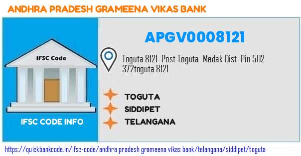 Andhra Pradesh Grameena Vikas Bank Toguta APGV0008121 IFSC Code