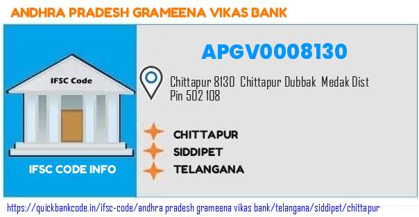 APGV0008130 Andhra Pradesh Grameena Vikas Bank. CHITTAPUR