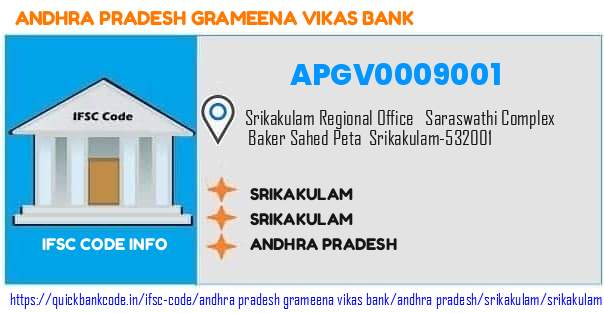 Andhra Pradesh Grameena Vikas Bank Srikakulam APGV0009001 IFSC Code