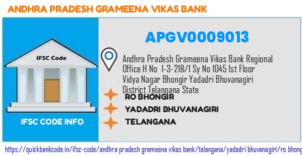 APGV0009013 Andhra Pradesh Grameena Vikas Bank. RO BHONGIR