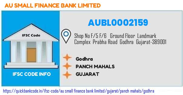 Au Small Finance Bank Godhra AUBL0002159 IFSC Code