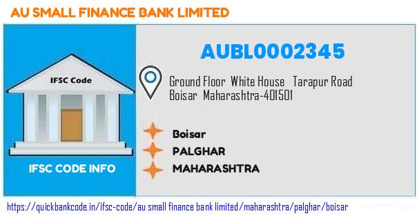 AUBL0002345 AU Small Finance Bank. Boisar