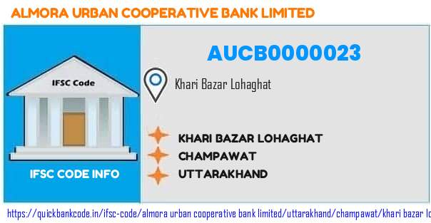 Almora Urban Cooperative Bank Khari Bazar Lohaghat AUCB0000023 IFSC Code