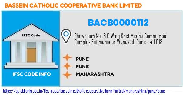 BACB0000112 Bassein Catholic Co-operative Bank. PUNE