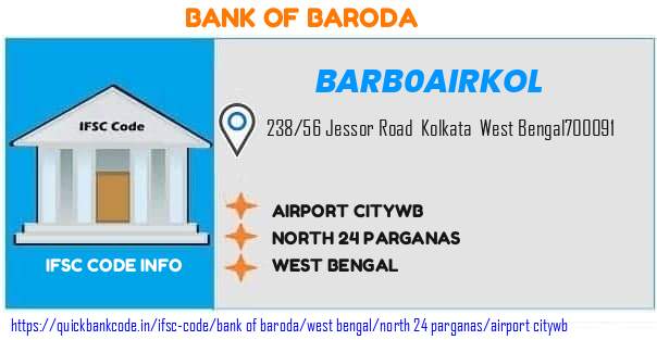 Bank of Baroda Airport Citywb BARB0AIRKOL IFSC Code