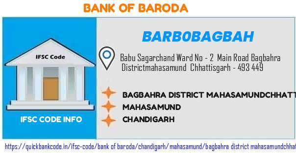 Bank of Baroda Bagbahra District Mahasamundchhattisgarh BARB0BAGBAH IFSC Code