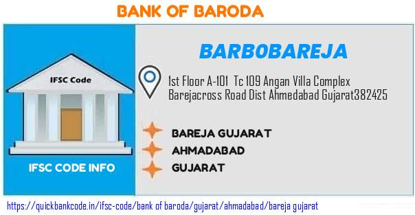 Bank of Baroda Bareja Gujarat BARB0BAREJA IFSC Code