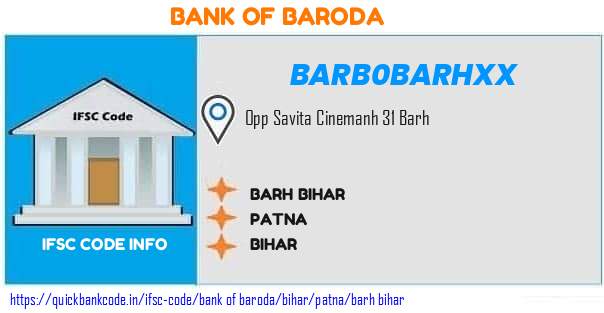 BARB0BARHXX Bank of Baroda. BARH, BIHAR