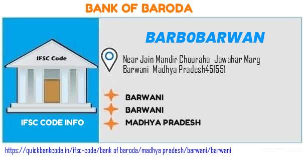 Bank of Baroda Barwani BARB0BARWAN IFSC Code