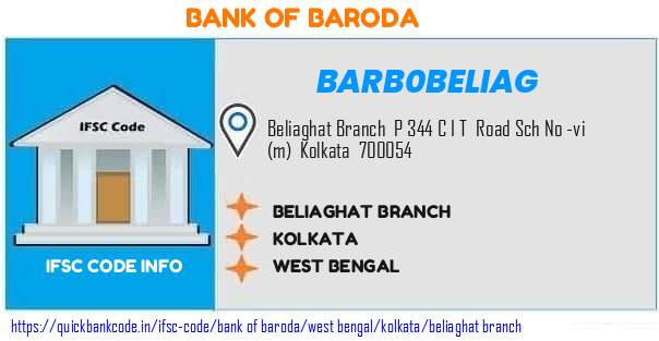 Bank of Baroda Beliaghat Branch BARB0BELIAG IFSC Code