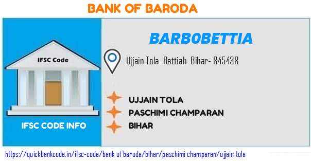 Bank of Baroda Ujjain Tola BARB0BETTIA IFSC Code