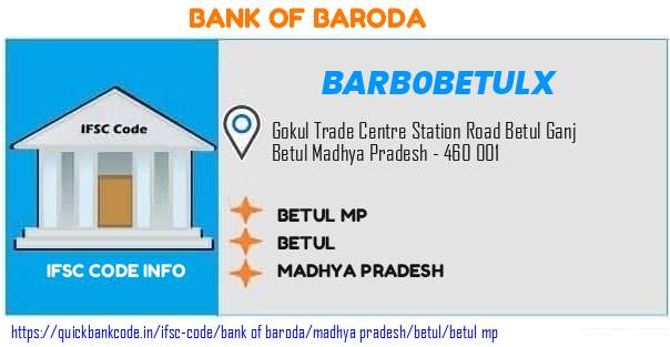 Bank of Baroda Betul Mp BARB0BETULX IFSC Code