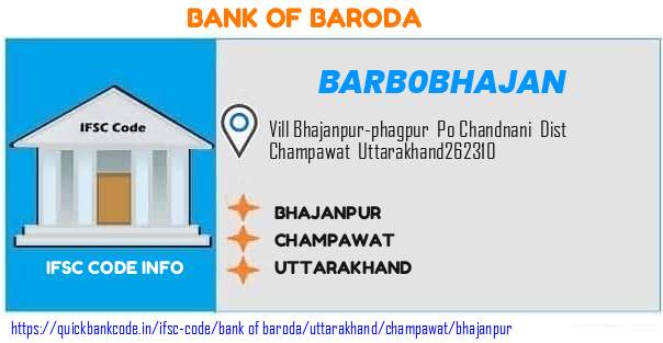 Bank of Baroda Bhajanpur BARB0BHAJAN IFSC Code