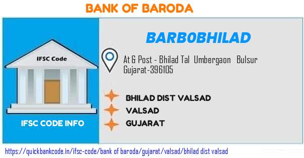 Bank of Baroda Bhilad Dist Valsad BARB0BHILAD IFSC Code