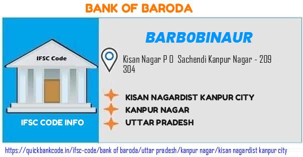 Bank of Baroda Kisan Nagardist Kanpur City BARB0BINAUR IFSC Code