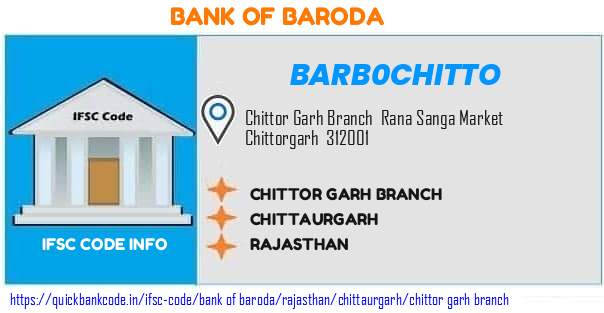 Bank of Baroda Chittor Garh Branch BARB0CHITTO IFSC Code