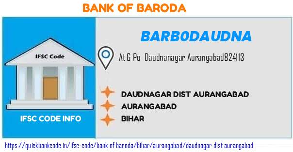 Bank of Baroda Daudnagar Dist Aurangabad BARB0DAUDNA IFSC Code