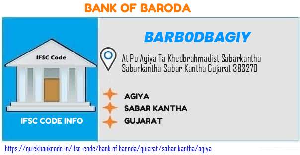 Bank of Baroda Agiya BARB0DBAGIY IFSC Code