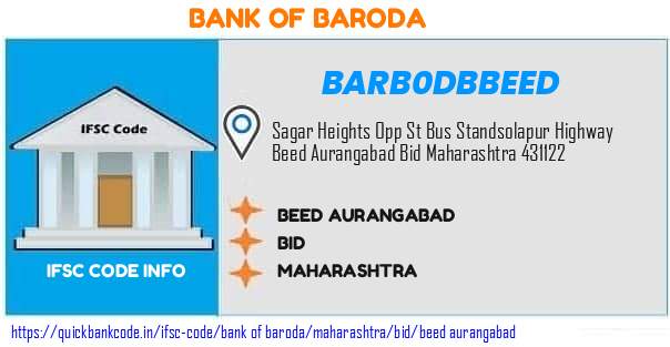 Bank of Baroda Beed Aurangabad BARB0DBBEED IFSC Code