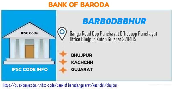 Bank of Baroda Bhujpur BARB0DBBHUR IFSC Code