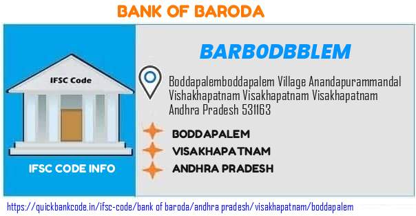 BARB0DBBLEM Bank of Baroda. BODDAPALEM