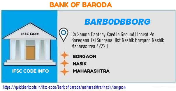 Bank of Baroda Borgaon BARB0DBBORG IFSC Code