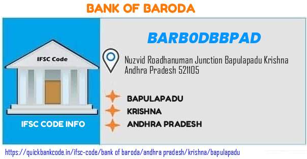 BARB0DBBPAD Bank of Baroda. BAPULAPADU