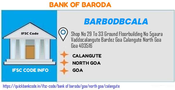 Bank of Baroda Calangute BARB0DBCALA IFSC Code