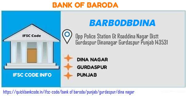 Bank of Baroda Dina Nagar BARB0DBDINA IFSC Code